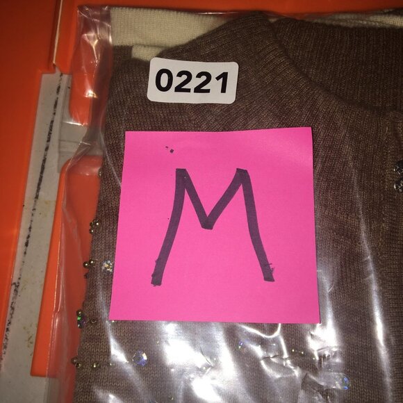 Mercer Street Studio Snowman Cardigan Medium Christmas Sweater - Picture 14 of 14